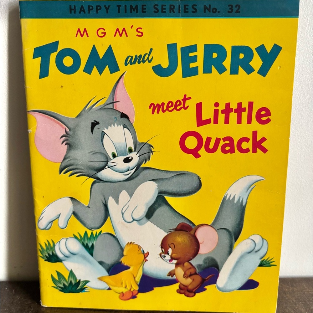 Vintage Tom and Jerry Meet Little Quack Book 1953